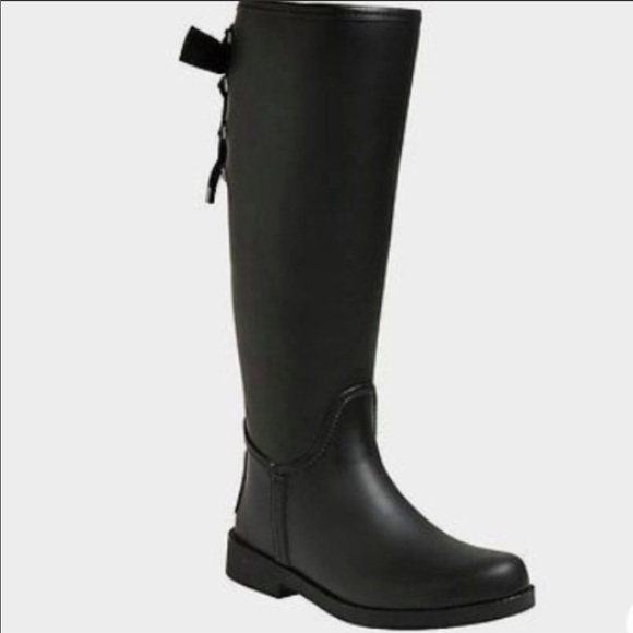COACH RAIN BOOTS SZ 6 - Picture 1 of 4